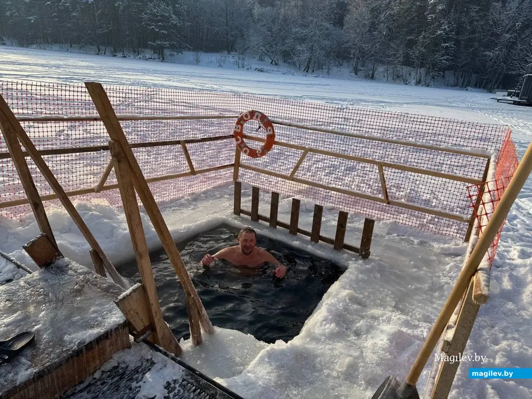  19.01.2026 г. Могилев. Печерский лесопарк. Крещение Господне. 