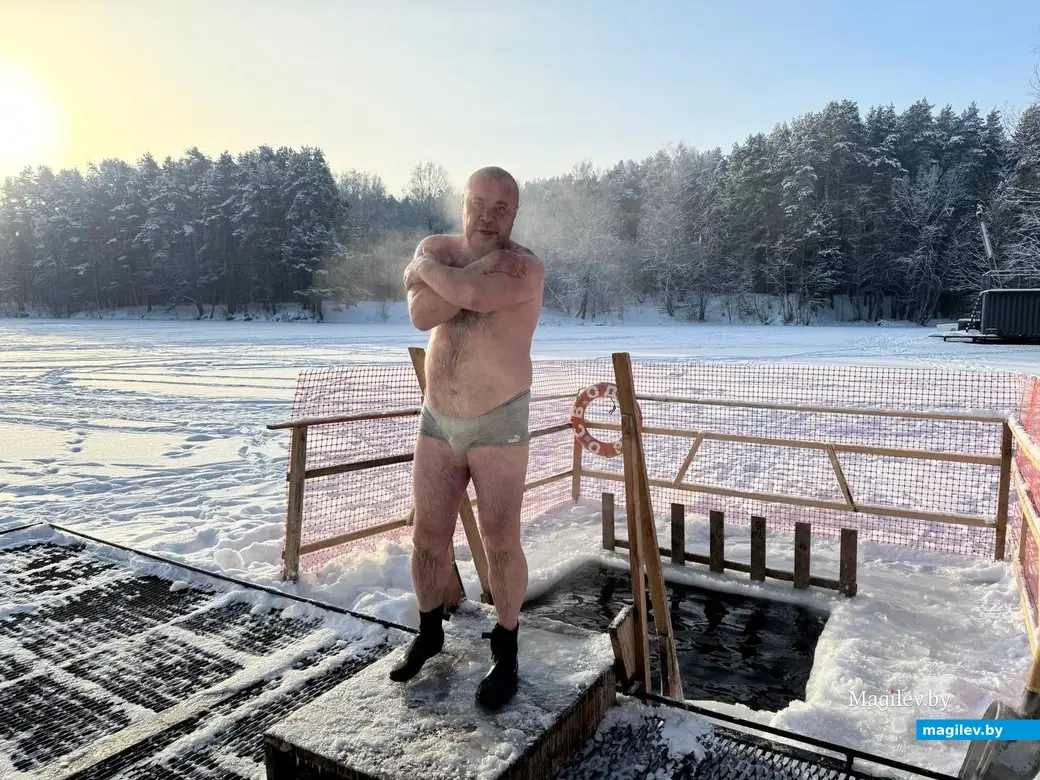   19.01.2026 г. Могилев. Печерский лесопарк. Крещение Господне.