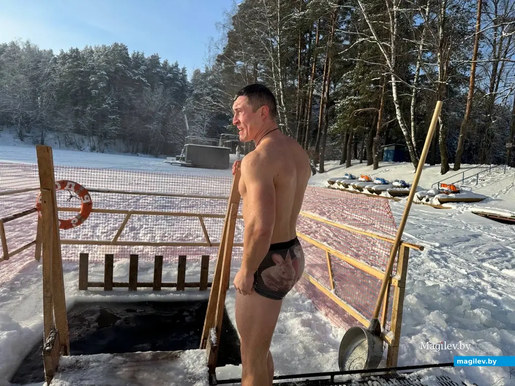  19.01.2026 г. Могилев. Печерский лесопарк. Крещение Господне. 