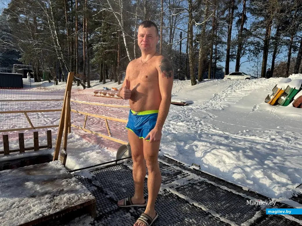   19.01.2026 г. Могилев. Печерский лесопарк. Крещение Господне.