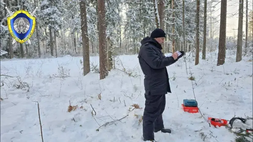  20.01.2026 г. В Костюковичском районе при валке леса погиб работник. Фото: СК РБ