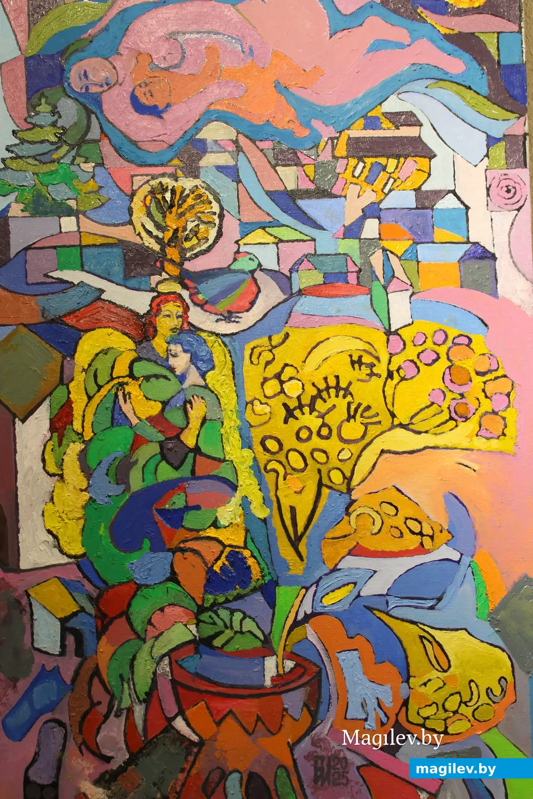 21 января 2026 года. Могилев. Выставочный зал. На открытии выставки работ Игоря Беспалова.  