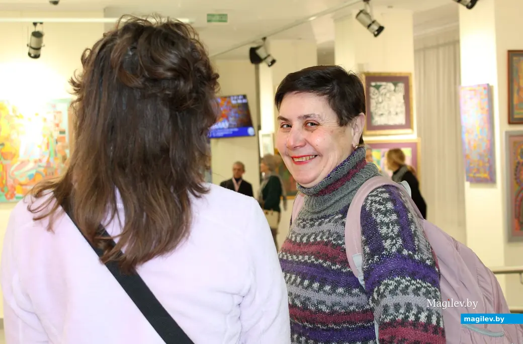 21 января 2026 года. Могилев. Выставочный зал. На открытии выставки работ Игоря Беспалова.  