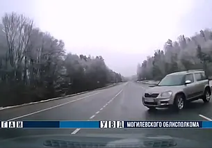 Автолюбитель в Могилевском районе грубо нарушил правила и едва не устроил серьезное ДТП