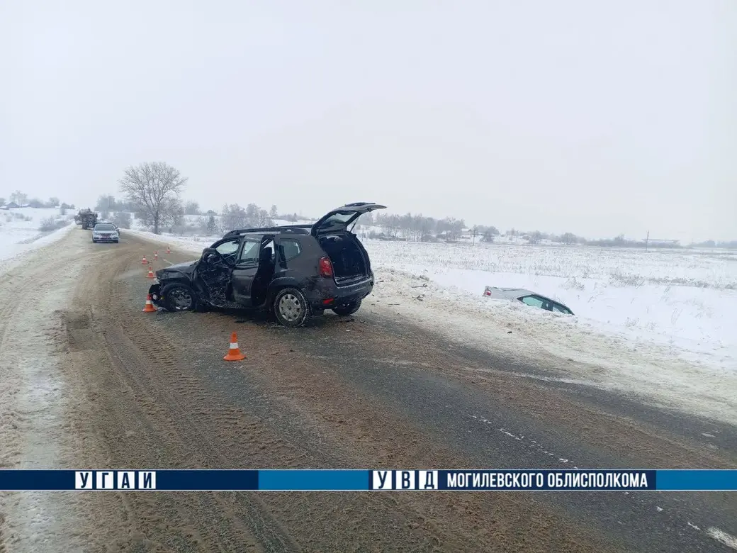 29 января 2026 года.  ДТП на автодороге «Мосток-Дрибин-Горки» в Дрибинском районе. 