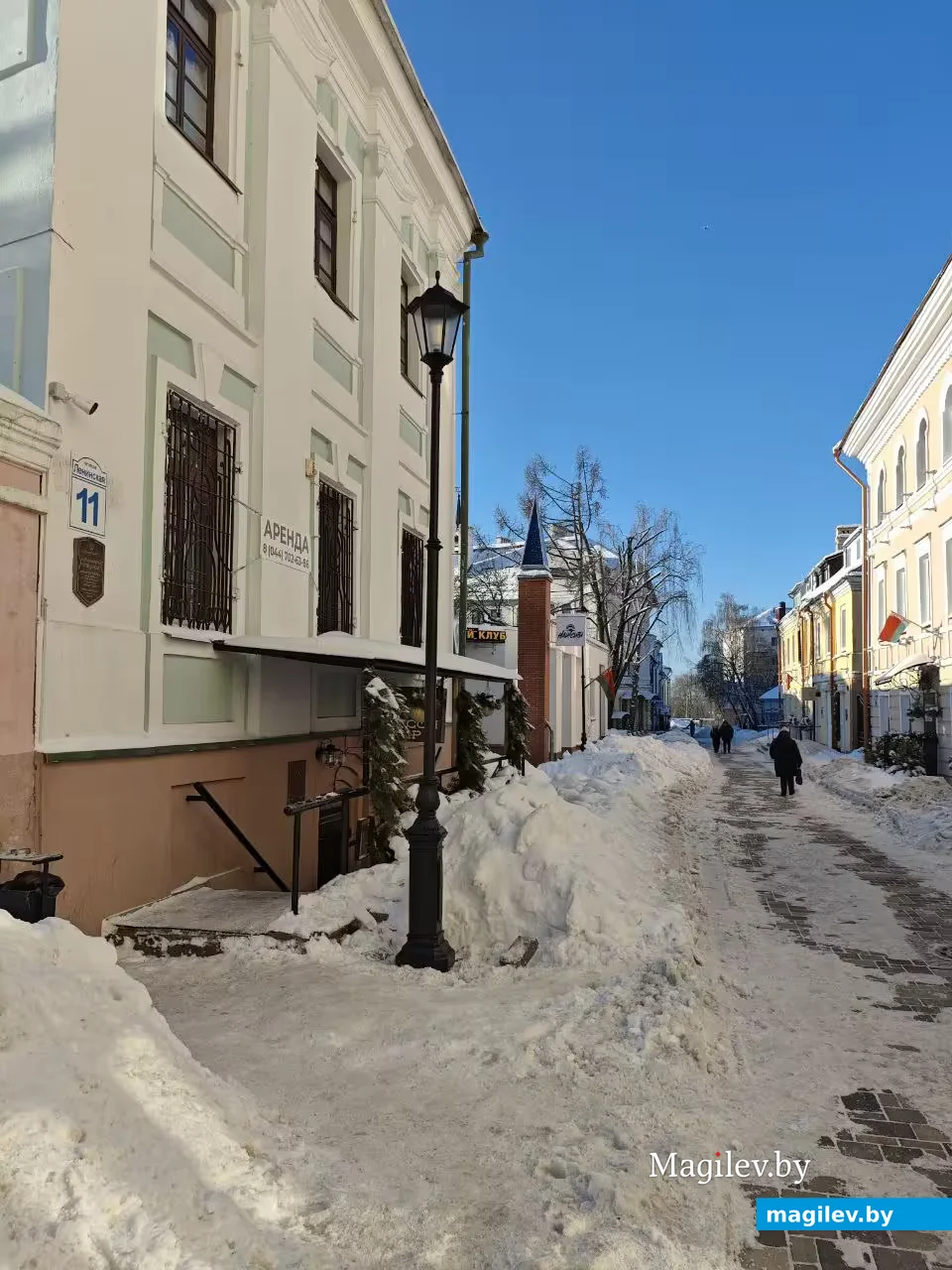 29 января 2026 года. Могилев. Улица Ленинская.