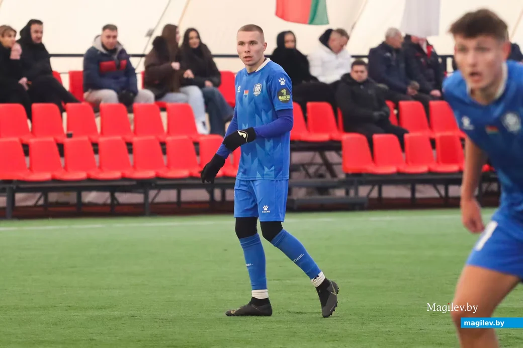 04.02.2026, Минск. Товарищеская игра «Витебск» – «Днепр» (в голубой форме).  