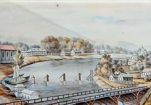 Галерея под открытым небом: дома могилевской пешеходки украсили видами старого города