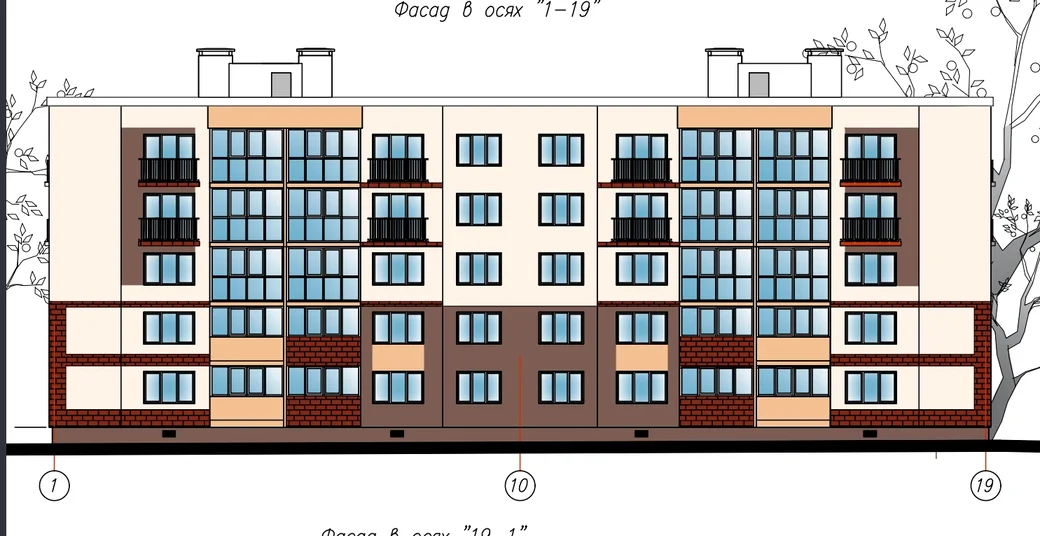 Жилой дом. Проектное решение.  