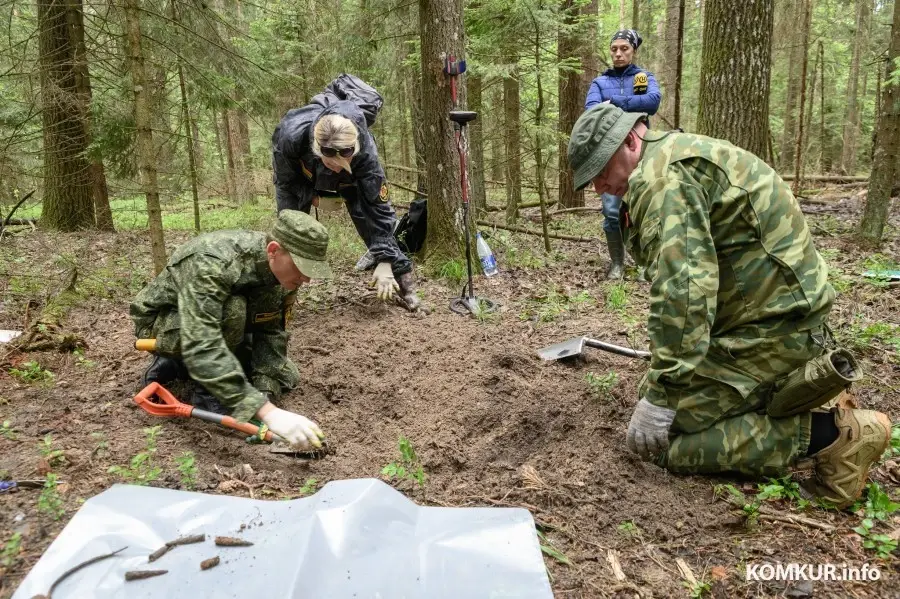 03.06.2025. Р93, Мышковичский сельский Совет, Кировский район, Могилёвская область, Беларусь. Поисковая экспедиция «Бобруйский котел» Могилевского областного