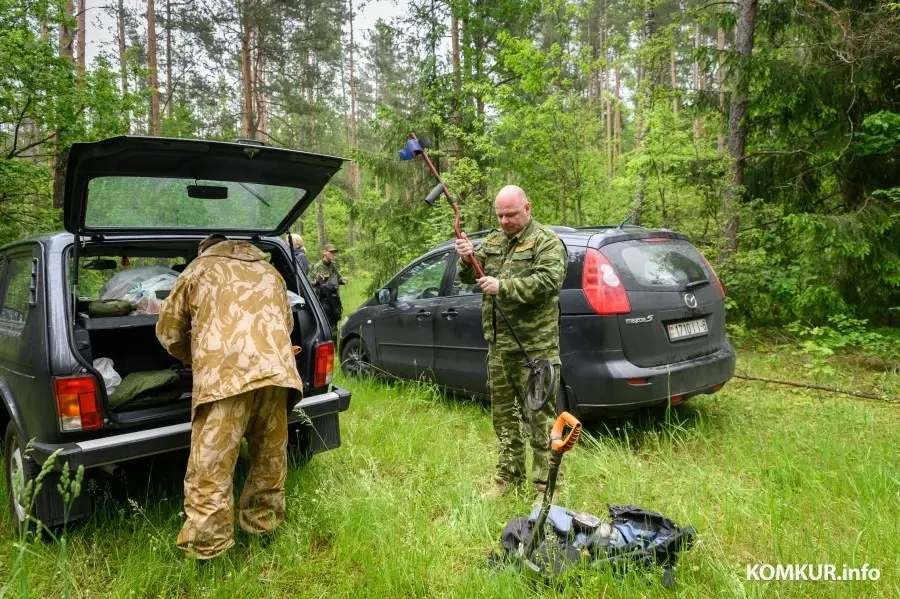 03.06.2025. Р93, Мышковичский сельский Совет, Кировский район, Могилёвская область, Беларусь. Поисковая экспедиция «Бобруйский котел» Могилевского областного