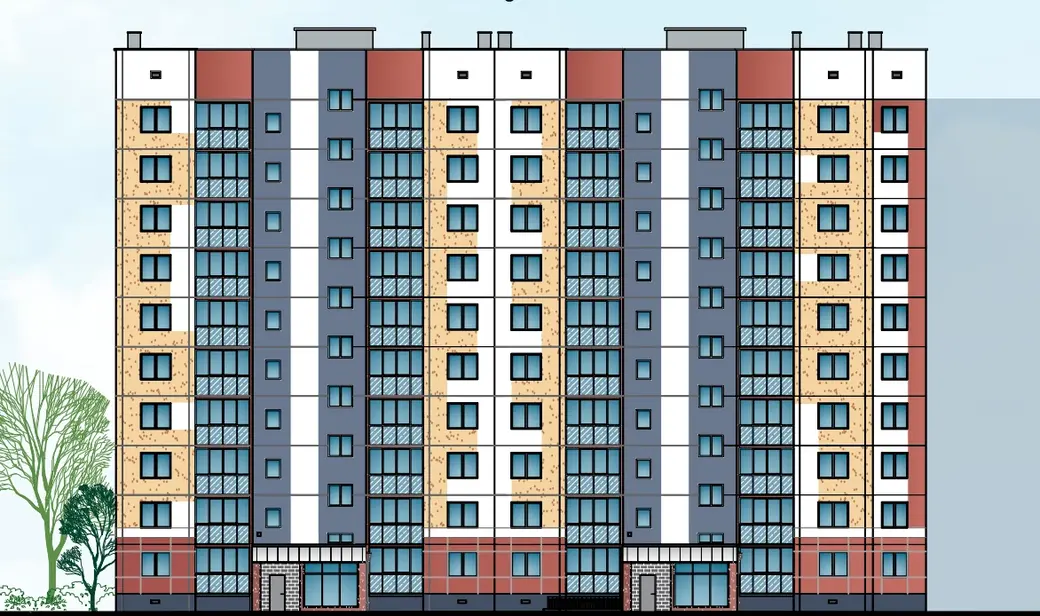 Дом по улице Пролетарской. Проектное решение.