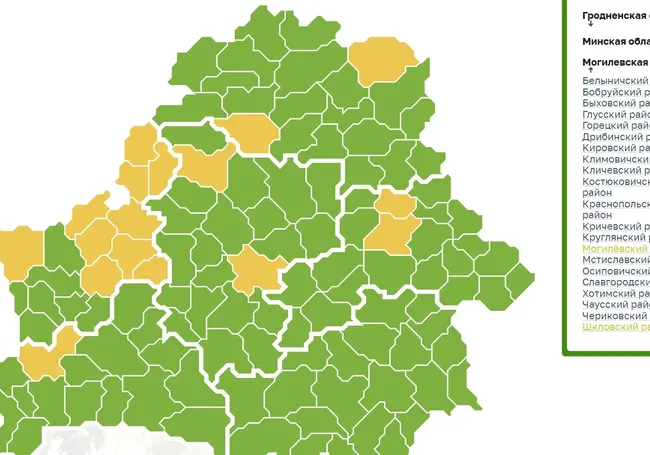 В двух районах Могилевщины ввели ограничение на посещение лесов
