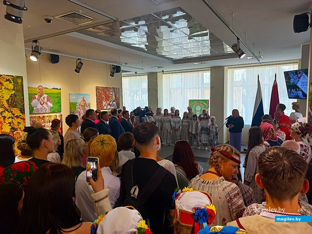 05.06.2025, Могилев, Выставочный зал. Торжественное открытие российско-белорусского проекта