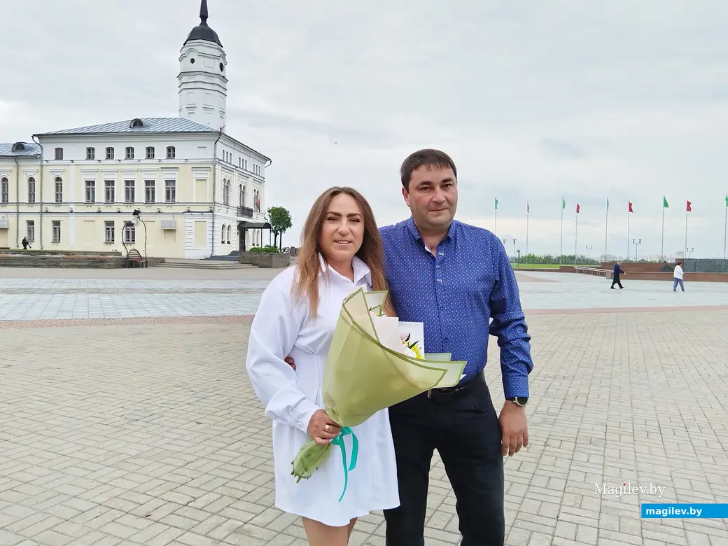 06.06.2025 г. Могилев, ЗАГС. Молодожены недели: Юлия и Константин Богачевы.