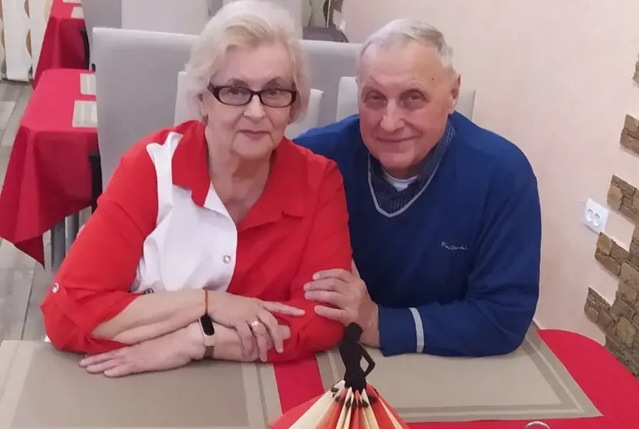 Федор Григорьевич Скороход с супругой Натальей Николаевной в санатории "Шинник". Бобруйск, 2024 год.