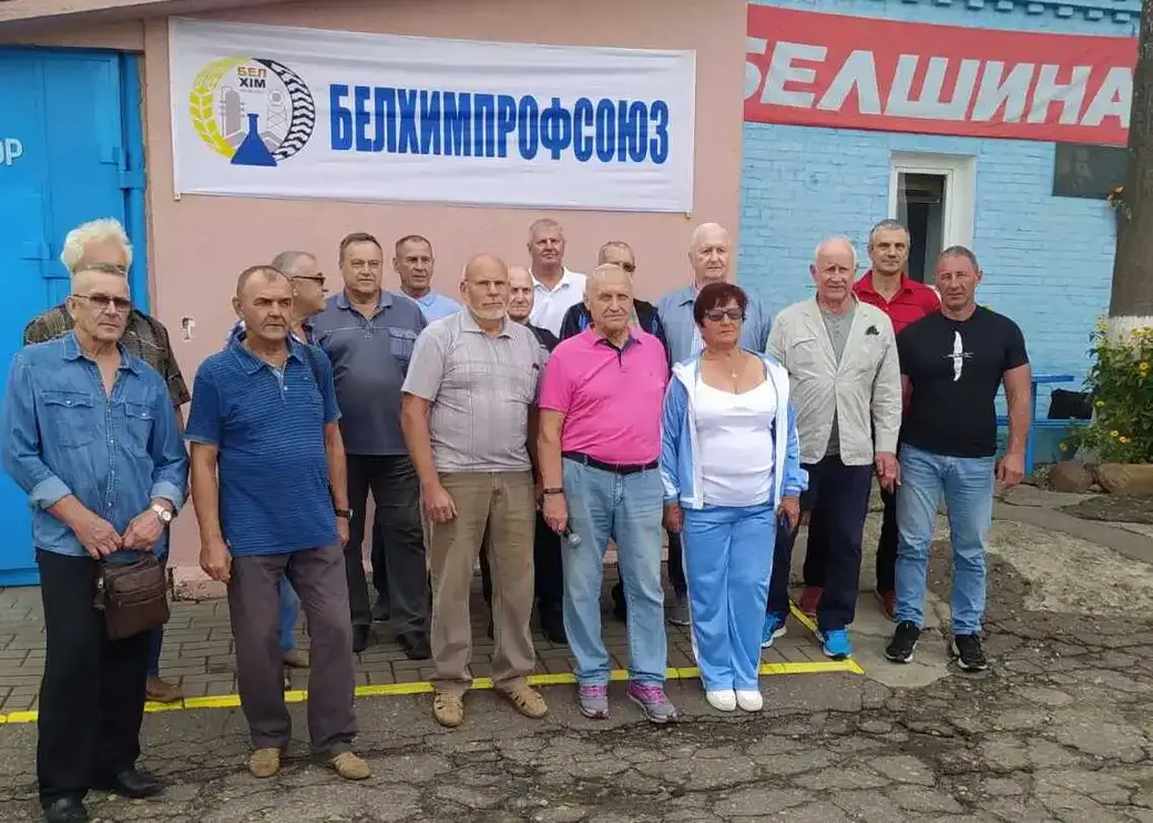 Федор Григорьевич Скороход с ветеранами гребного спорта г. Бобруйска.