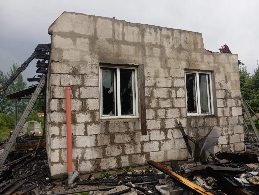 8.06.2025 г. Белыничский район, д. Сипайлы. Фото: Могилевское областное УМЧС