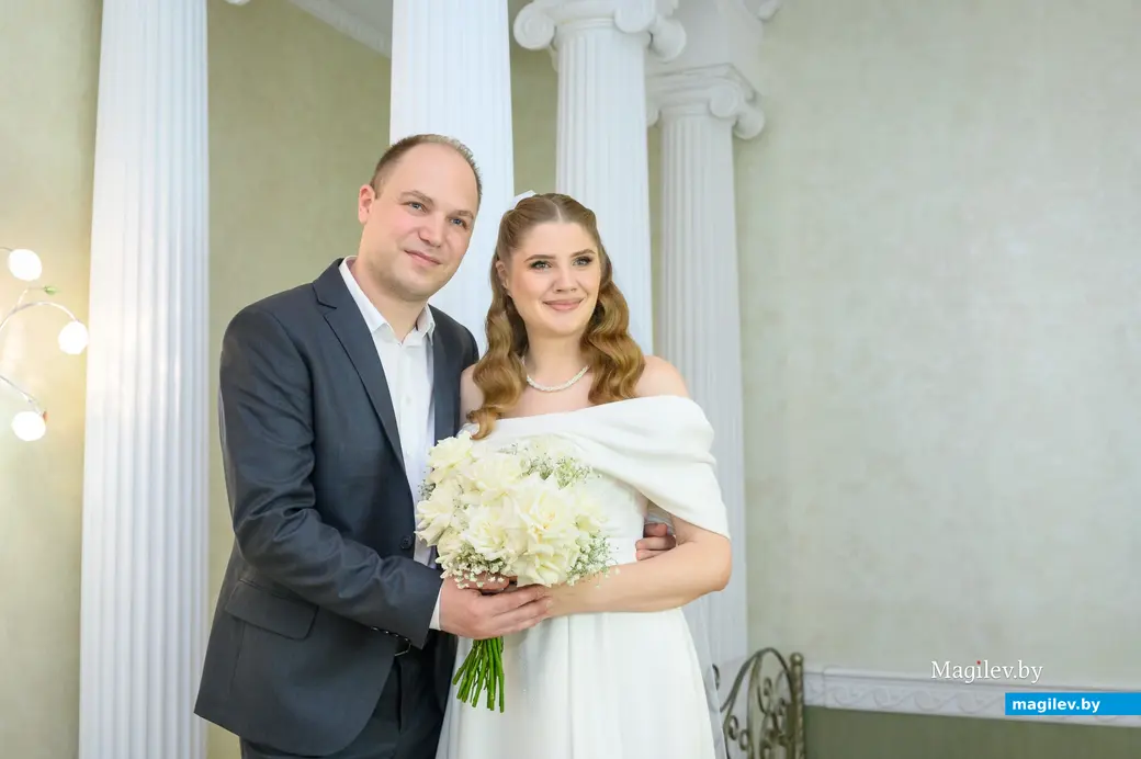 06.06.2025. Отдел ЗАГС Бобруйского горисполкома. Свадебная пара. Алёна и Филипп