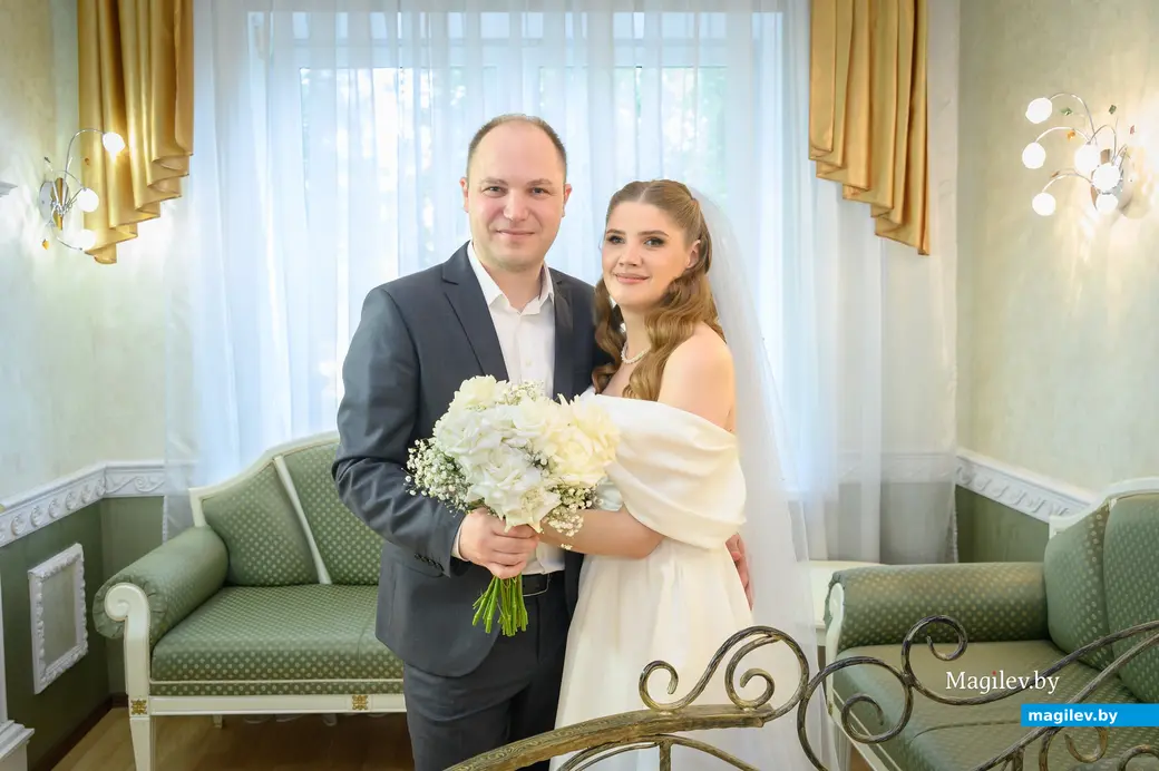 06.06.2025. Отдел ЗАГС Бобруйского горисполкома. Свадебная пара. Алёна и Филипп