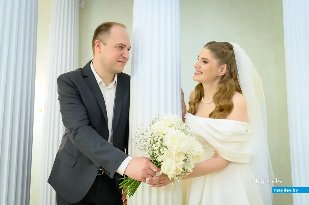 06.06.2025. Отдел ЗАГС Бобруйского горисполкома. Свадебная пара. Алёна и Филипп