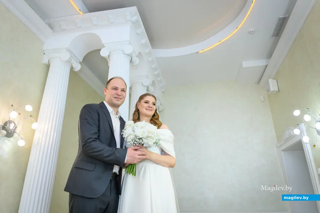 06.06.2025. Отдел ЗАГС Бобруйского горисполкома. Свадебная пара. Алёна и Филипп