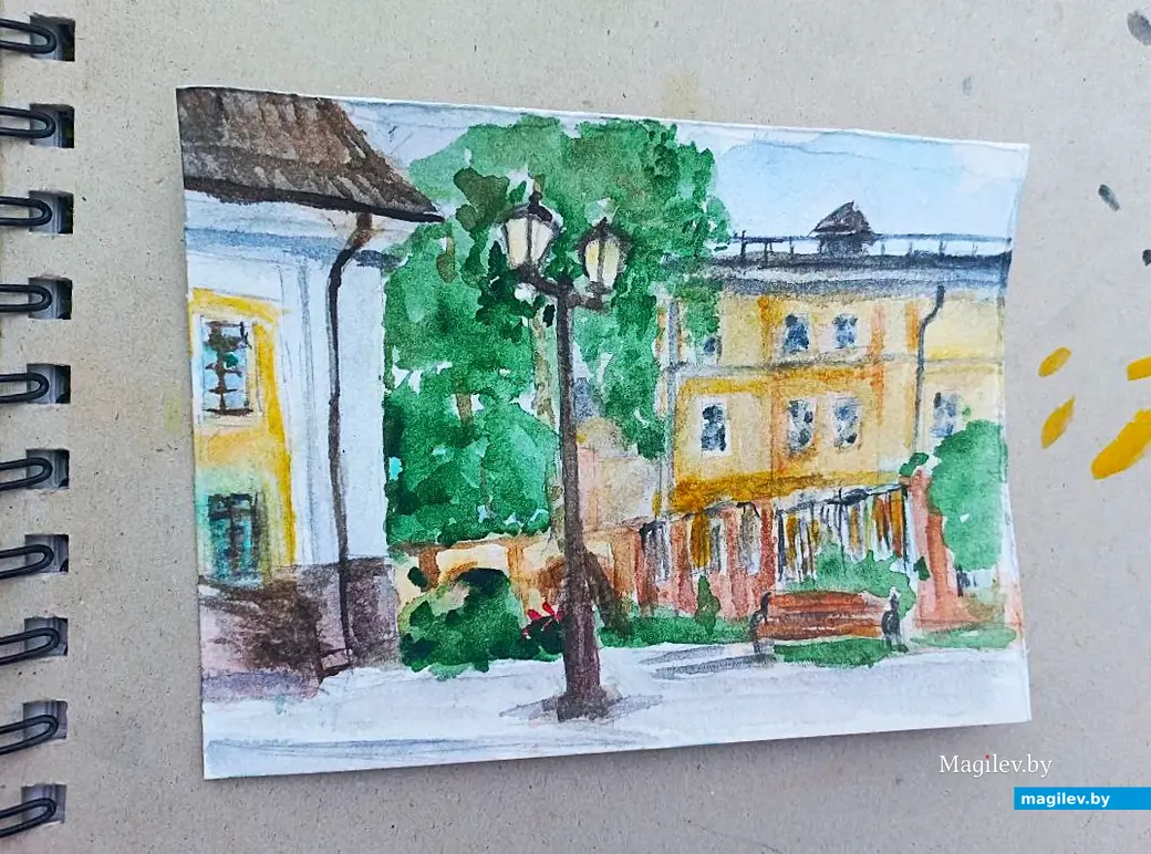 10.06.2025, Могилев. Эскиз будущей картины.