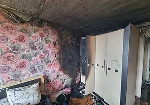 Общежитие горело днем 13 июня на улице Симонова в Могилеве