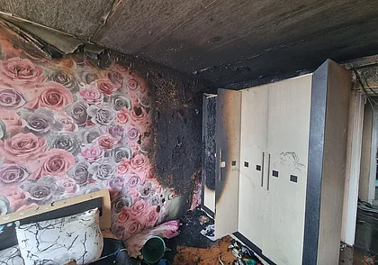 Общежитие горело днем 13 июня на улице Симонова в Могилеве