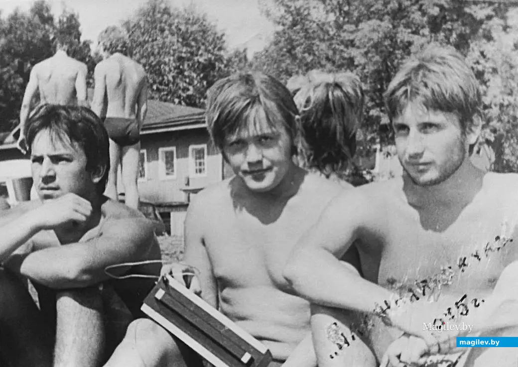 1975 год, Могилев. городской пляж на Днепре.