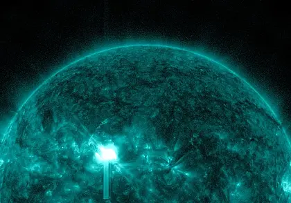 Самая сильная с начала июня вспышка произошла на Солнце