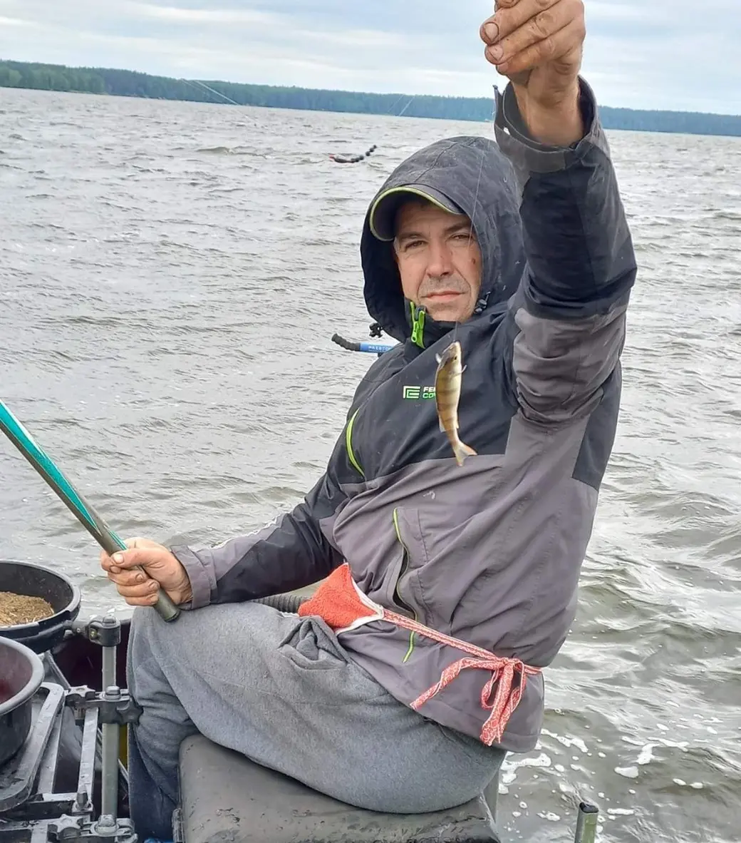 14.06.2025. Межрайонные соревнования по поплавочной ловле на Чигиринском водохранилище. Бобруйчанин Игорь Белиалов - победитель в личном зачете