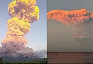 В Индонезии вулкан Левотоби Лаки-лаки выбросил столб пепла на 11,6 км