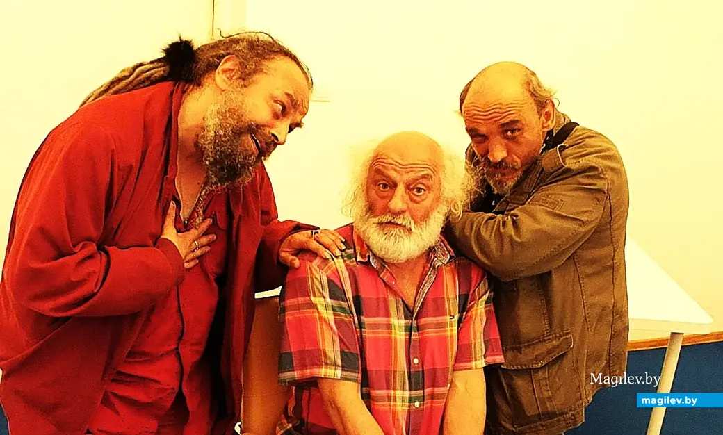 2013 год, Санкт-Петербург. Жан Мельников (справа) рядом с Вячеславом Полуниным.