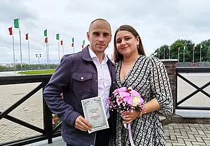 «Вживую она оказалась просто космос!» Свадебная пара недели