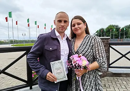 «Вживую она оказалась просто космос!» Свадебная пара недели