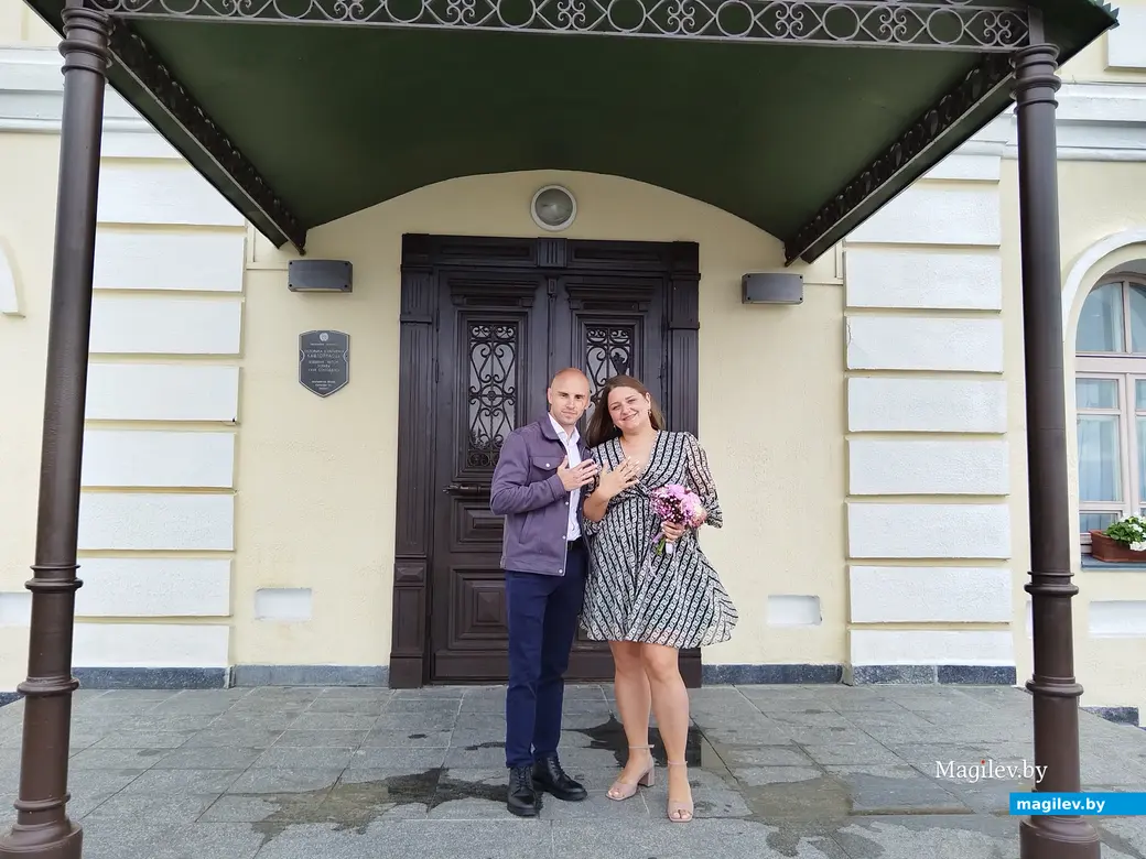 20.06.2025 г. Могилев, ЗАГС. Молодожены недели: Ольга Стебло и Владислав Бойчук.
