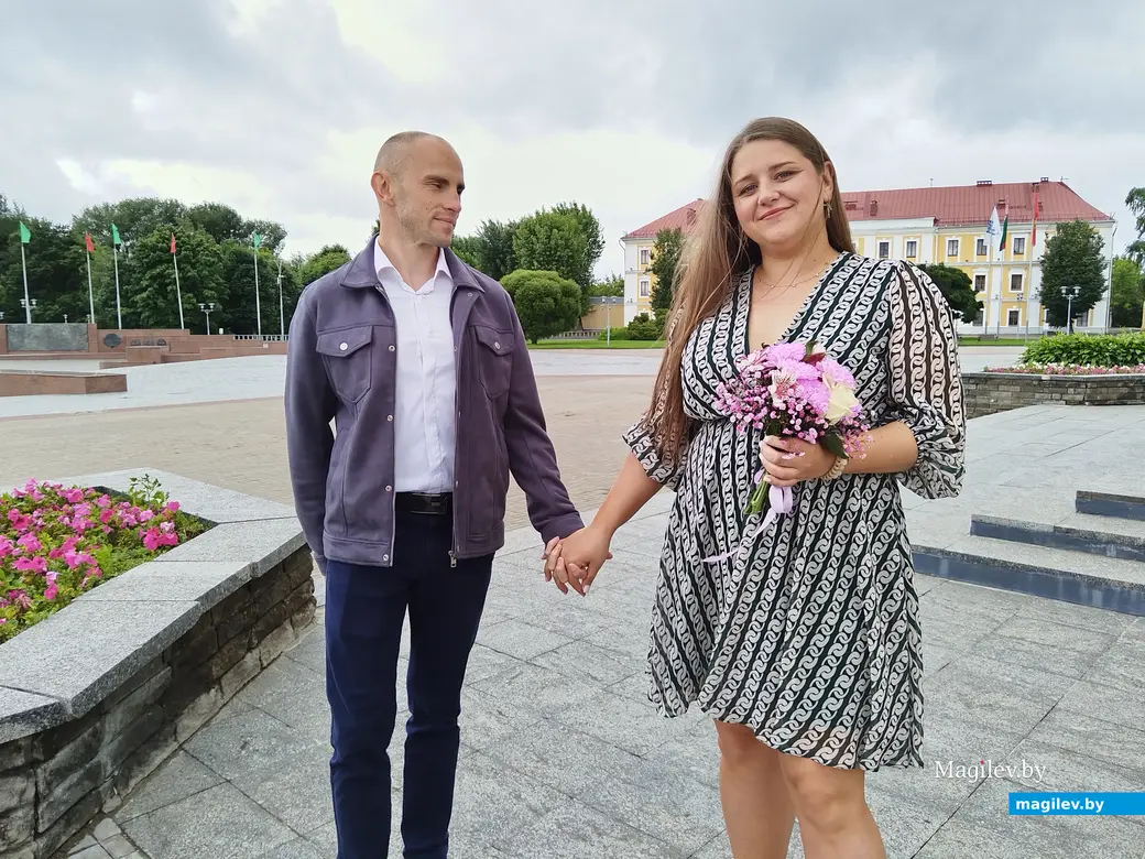 20.06.2025 г. Могилев, ЗАГС. Молодожены недели: Ольга Стебло и Владислав Бойчук.
