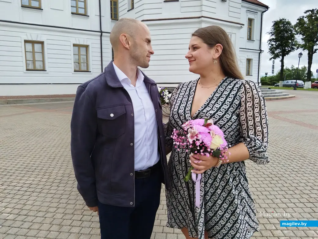 20.06.2025 г. Могилев, ЗАГС. Молодожены недели: Ольга Стебло и Владислав Бойчук.