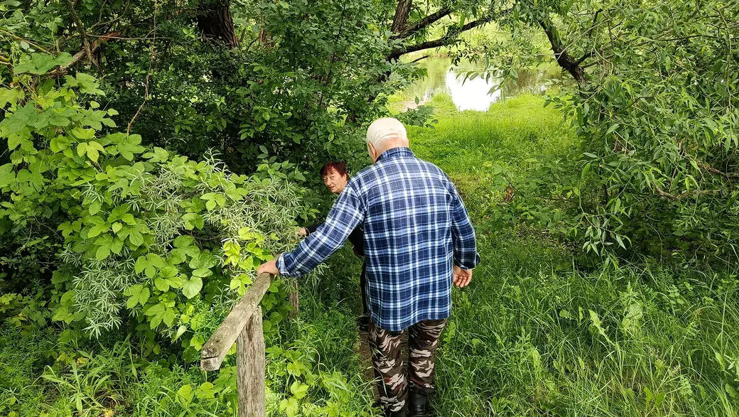 Июнь 2025 года. Дачный поселок «Глусская Росинка». Облагораживал территорию возле реки в этом месте всегда Михаил Павлович.