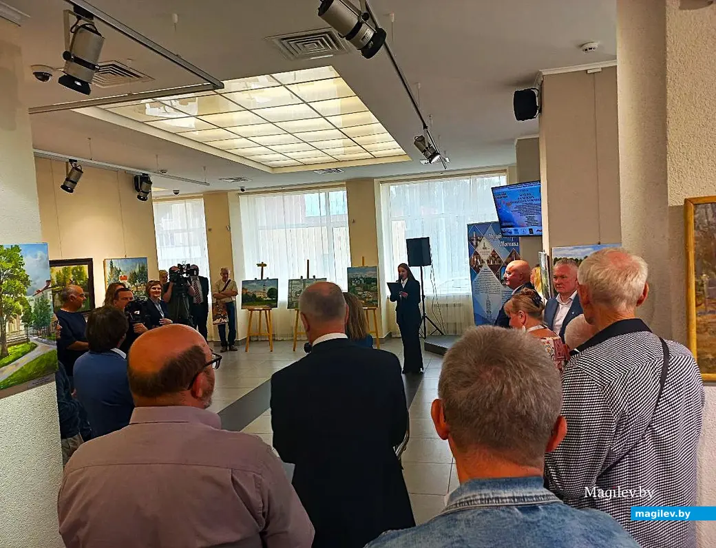 27.06.2025, Могилев. Торжественное открытие выставки работ участников пленэра «Могилев на холстах российских художников».
