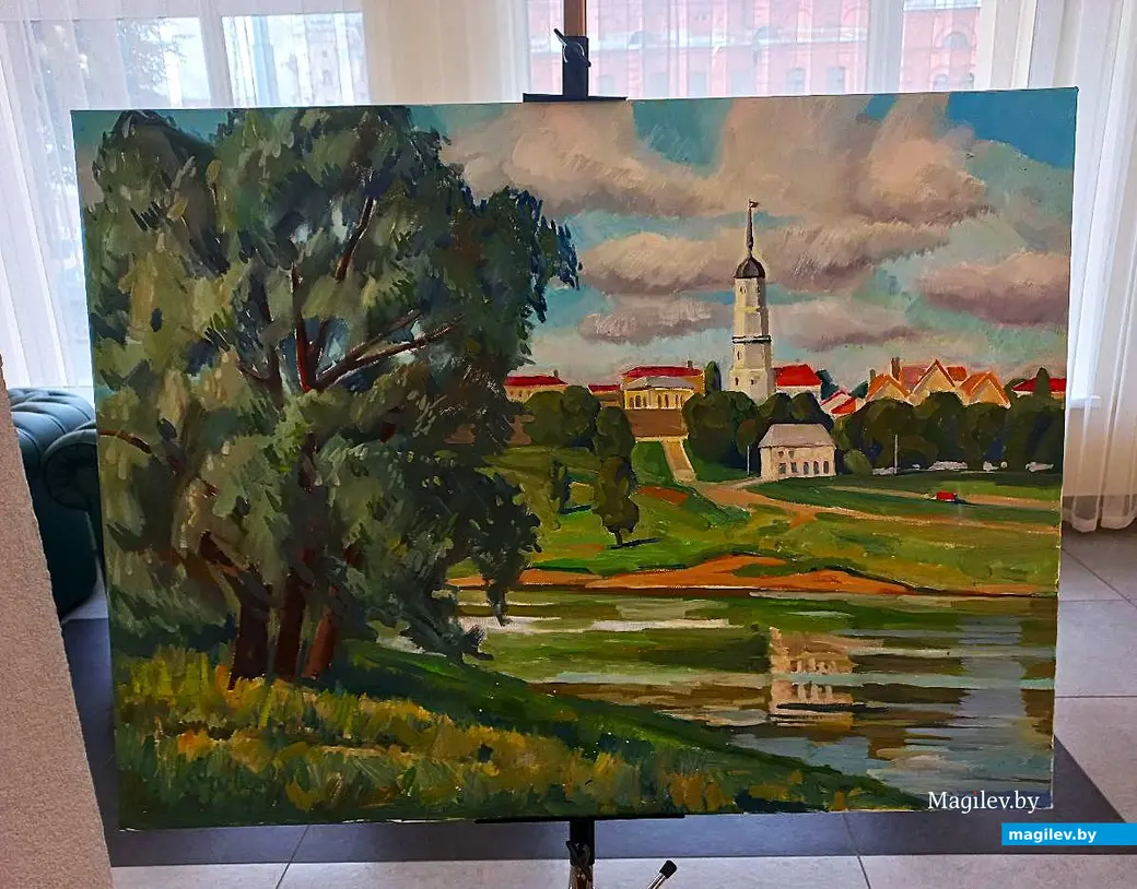 27.06.2025, Могилев. Торжественное открытие выставки работ участников пленэра «Могилев на холстах российских художников».