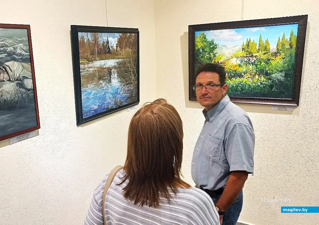 27.06.2025, Могилев. Торжественное открытие выставки работ участников пленэра «Могилев на холстах российских художников».