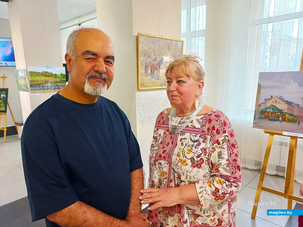 27.06.2025, Могилев. Торжественное открытие выставки работ участников пленэра «Могилев на холстах российских художников».