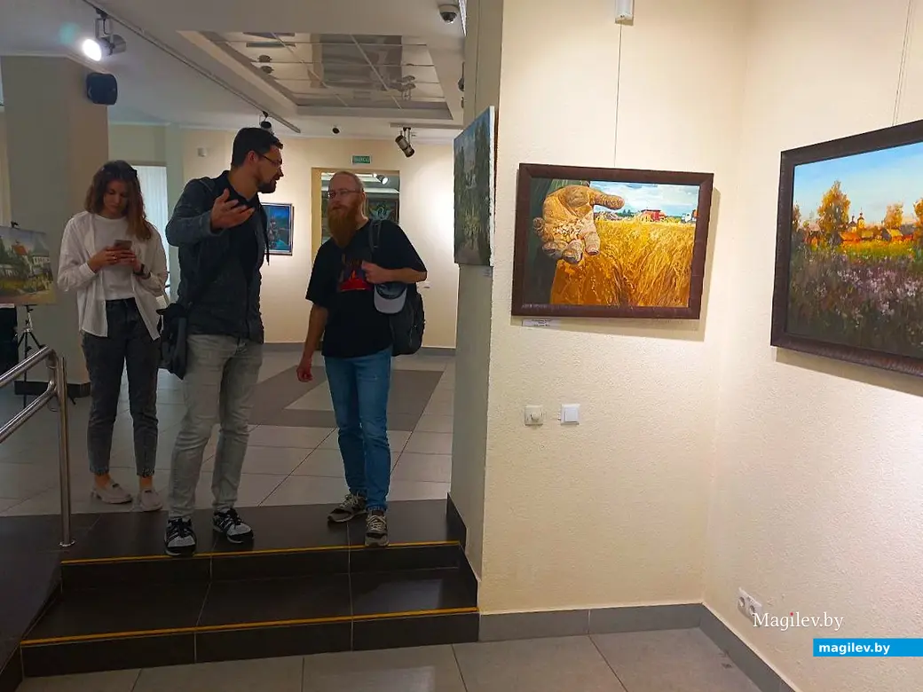 27.06.2025, Могилев. Торжественное открытие выставки работ участников пленэра «Могилев на холстах российских художников».