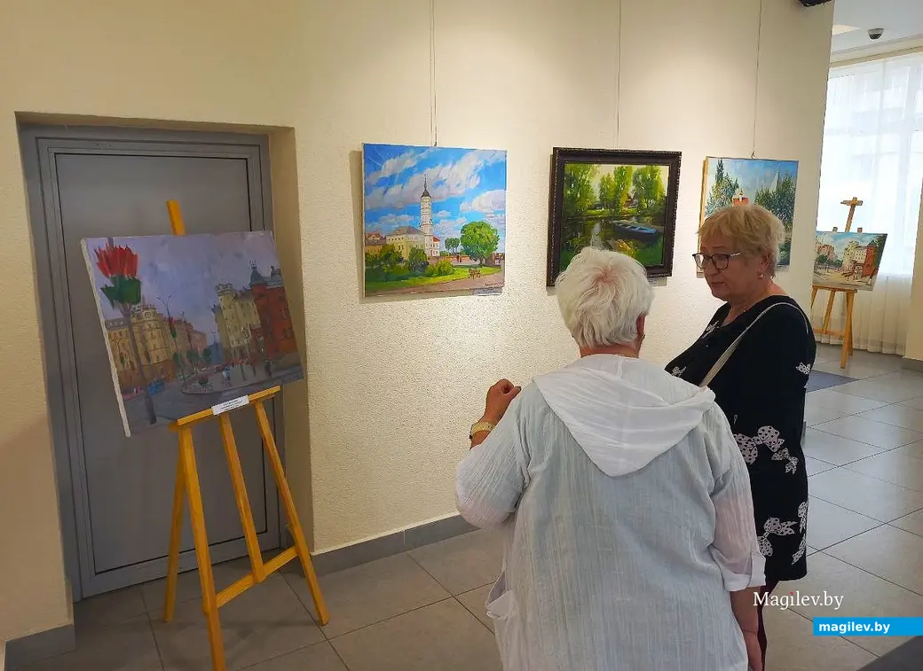 27.06.2025, Могилев. Торжественное открытие выставки работ участников пленэра «Могилев на холстах российских художников».