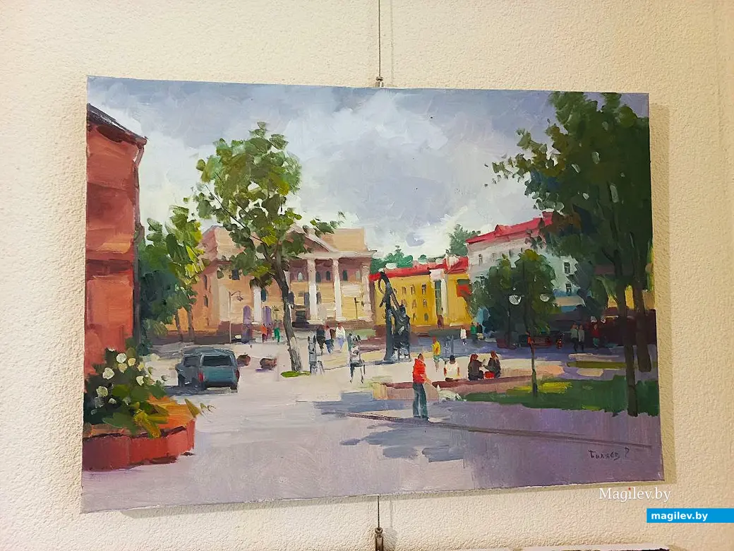 27.06.2025, Могилев. Торжественное открытие выставки работ участников пленэра «Могилев на холстах российских художников».