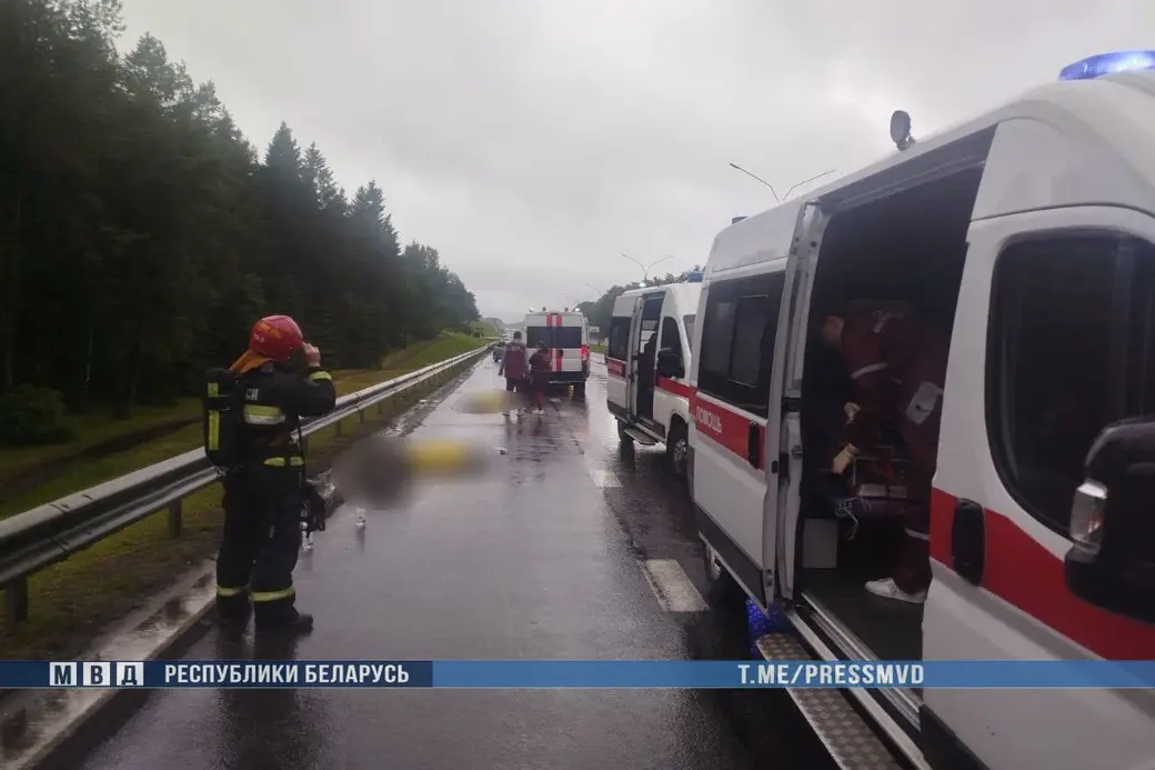 28.06.2025 г. Смертельное ДТП в Минском районе. Фото: МВД РБ