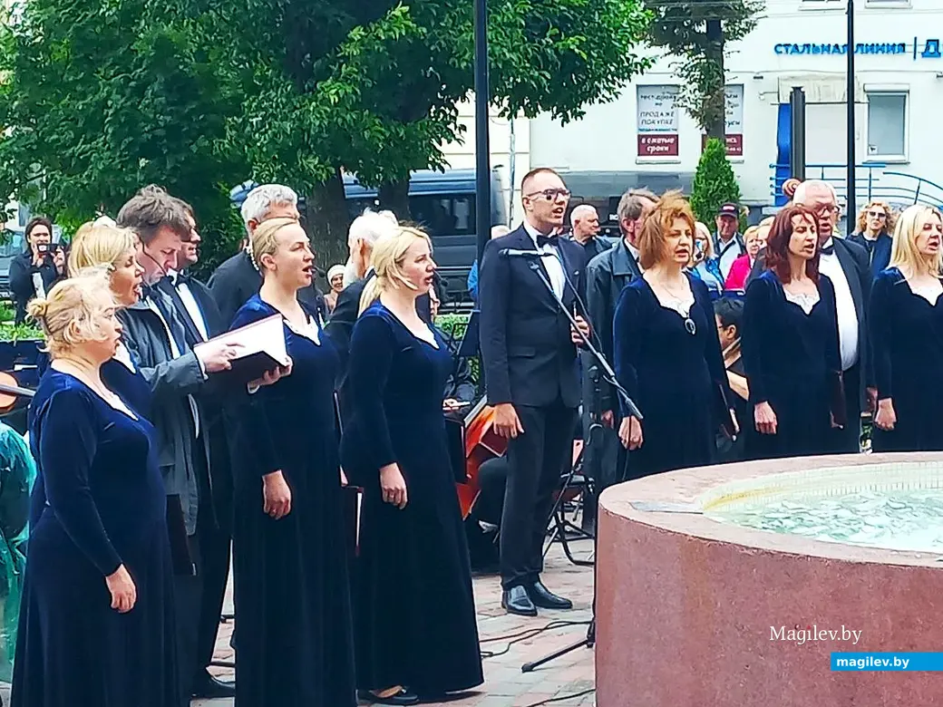 28.06.2025, Могилев, Театральный сквер. Душевный концерт Могилевской городской капеллы.