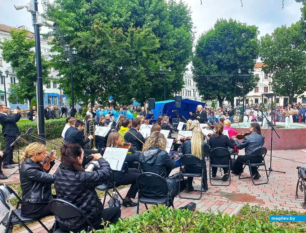 28.06.2025, Могилев, Театральный сквер. Душевный концерт Могилевской городской капеллы.